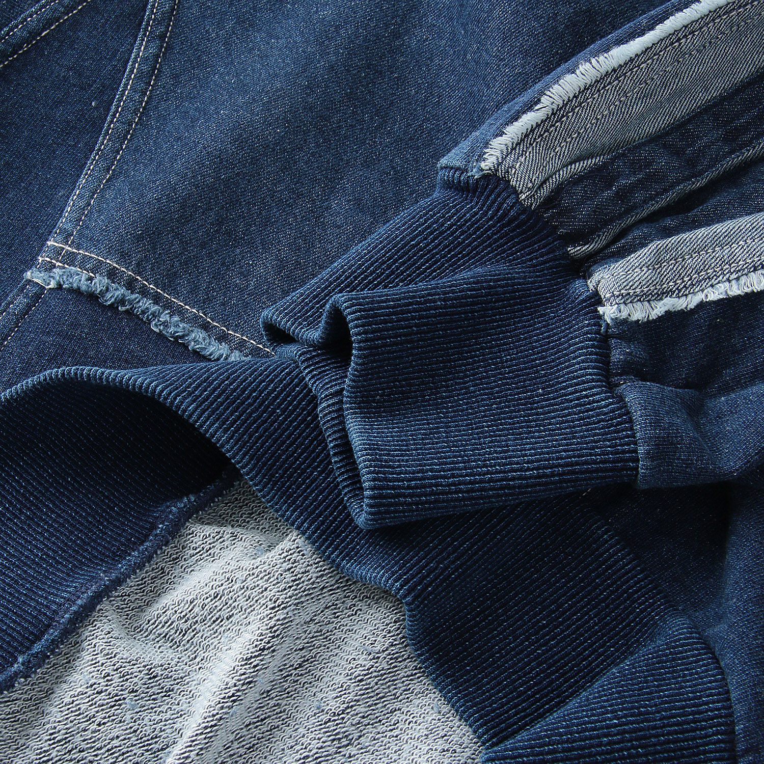 【ETONET限定】iriey 裏毛インディゴ染めラインPO - 画像25