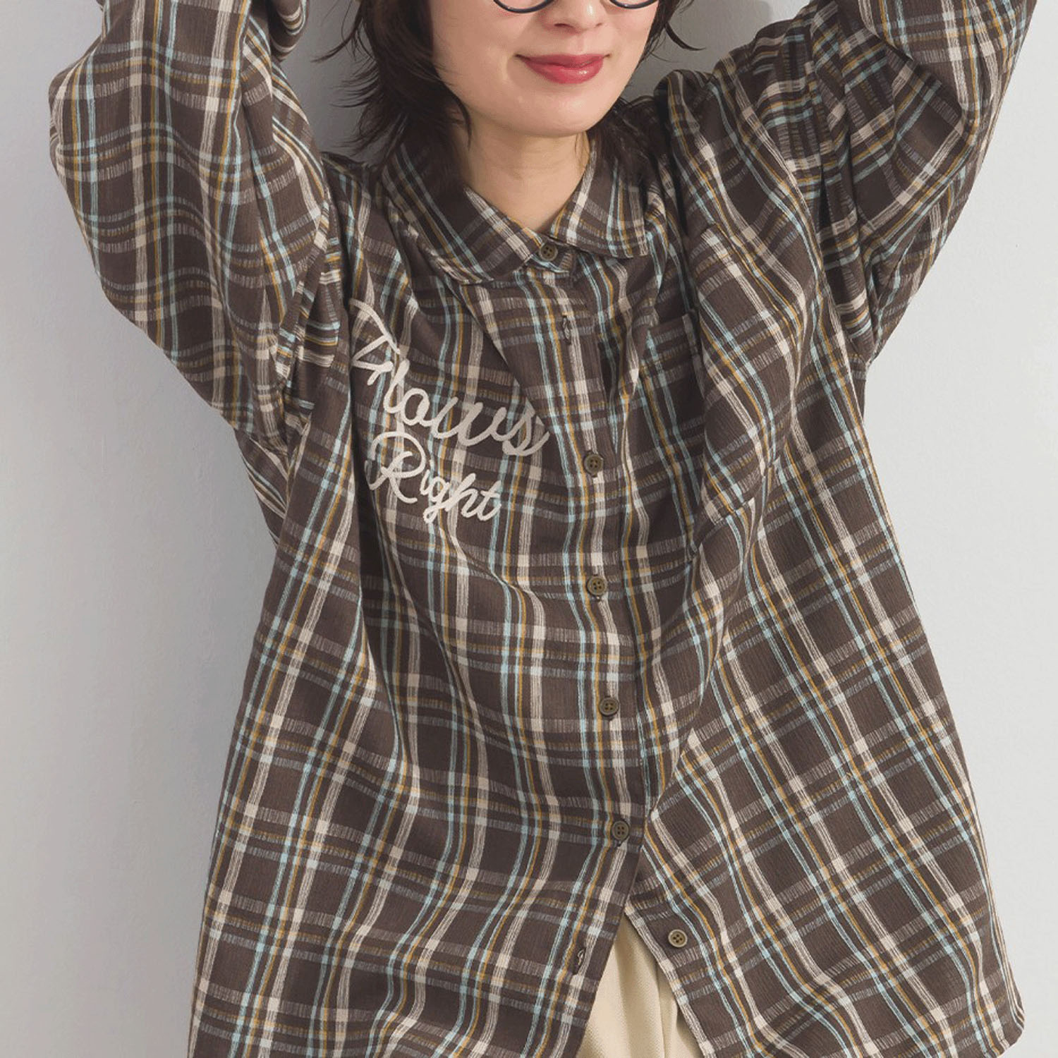 【ETONET限定】 iriey ワッシャーBIGシャツ - 画像2