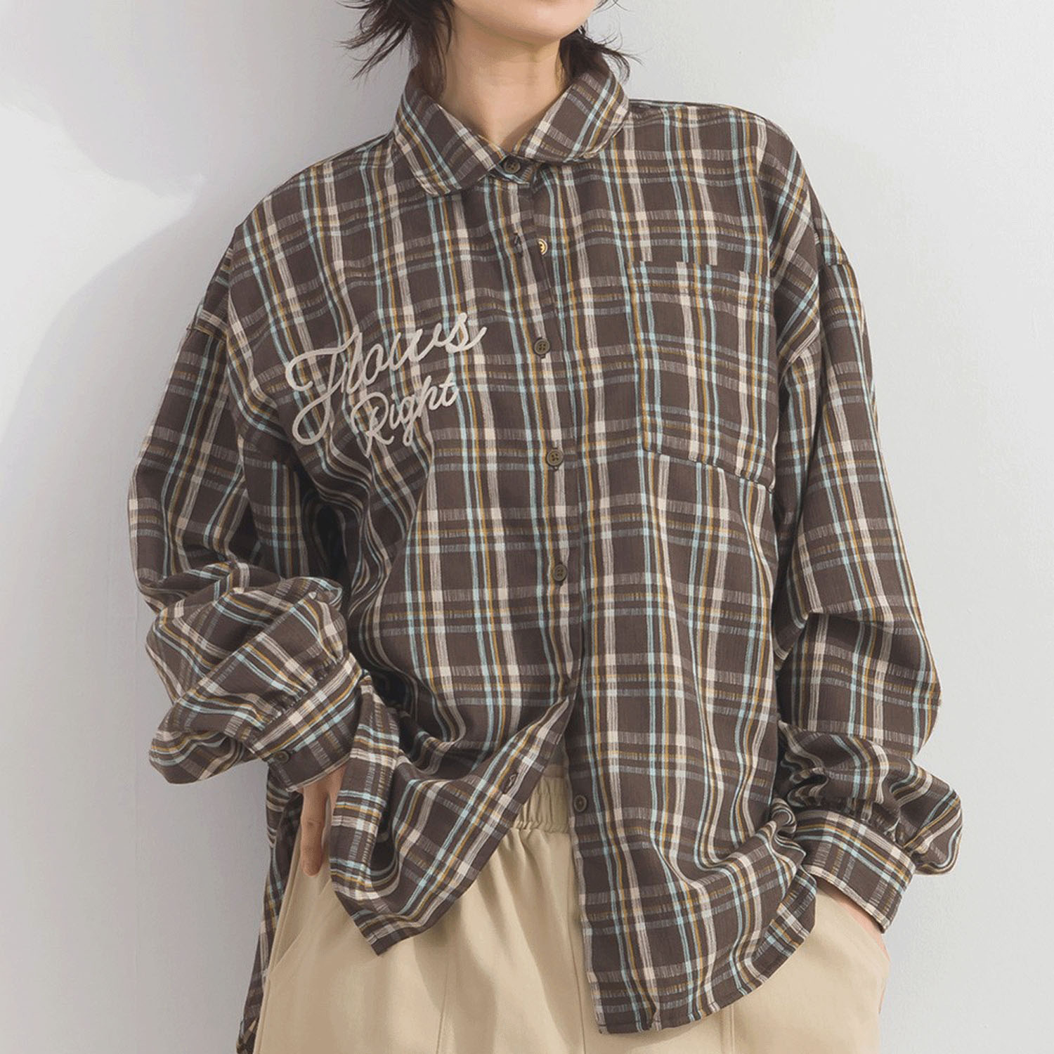 【ETONET限定】 iriey ワッシャーBIGシャツ - 画像12