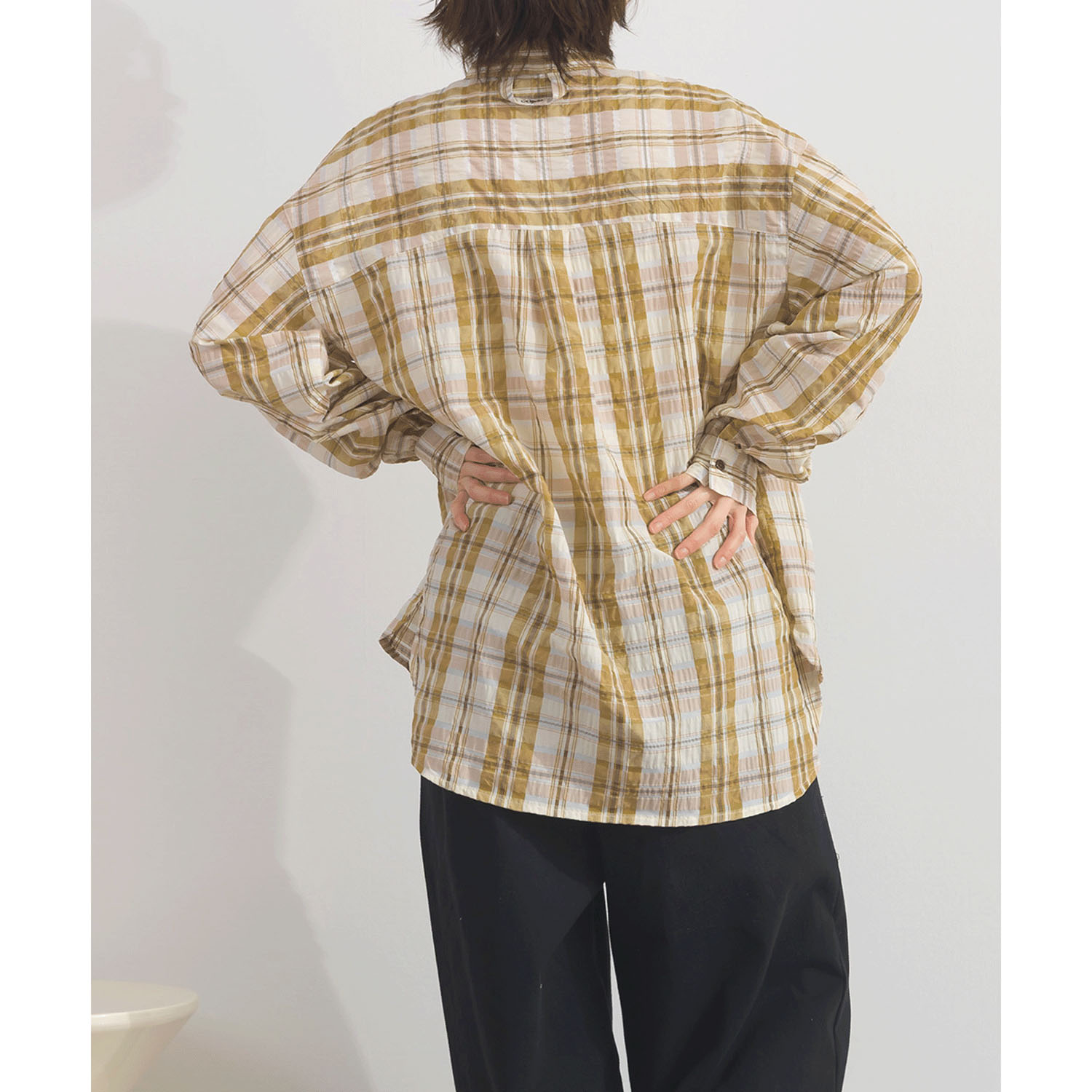 【ETONET限定】 iriey ワッシャーBIGシャツ - 画像25