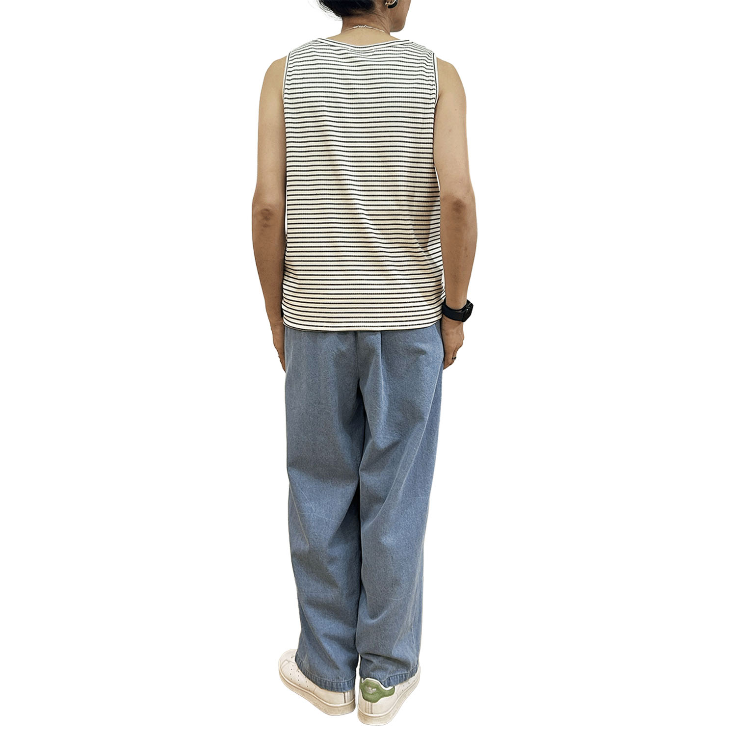 GENTIL 無地＆単色ボーダータンクトップ - 画像8