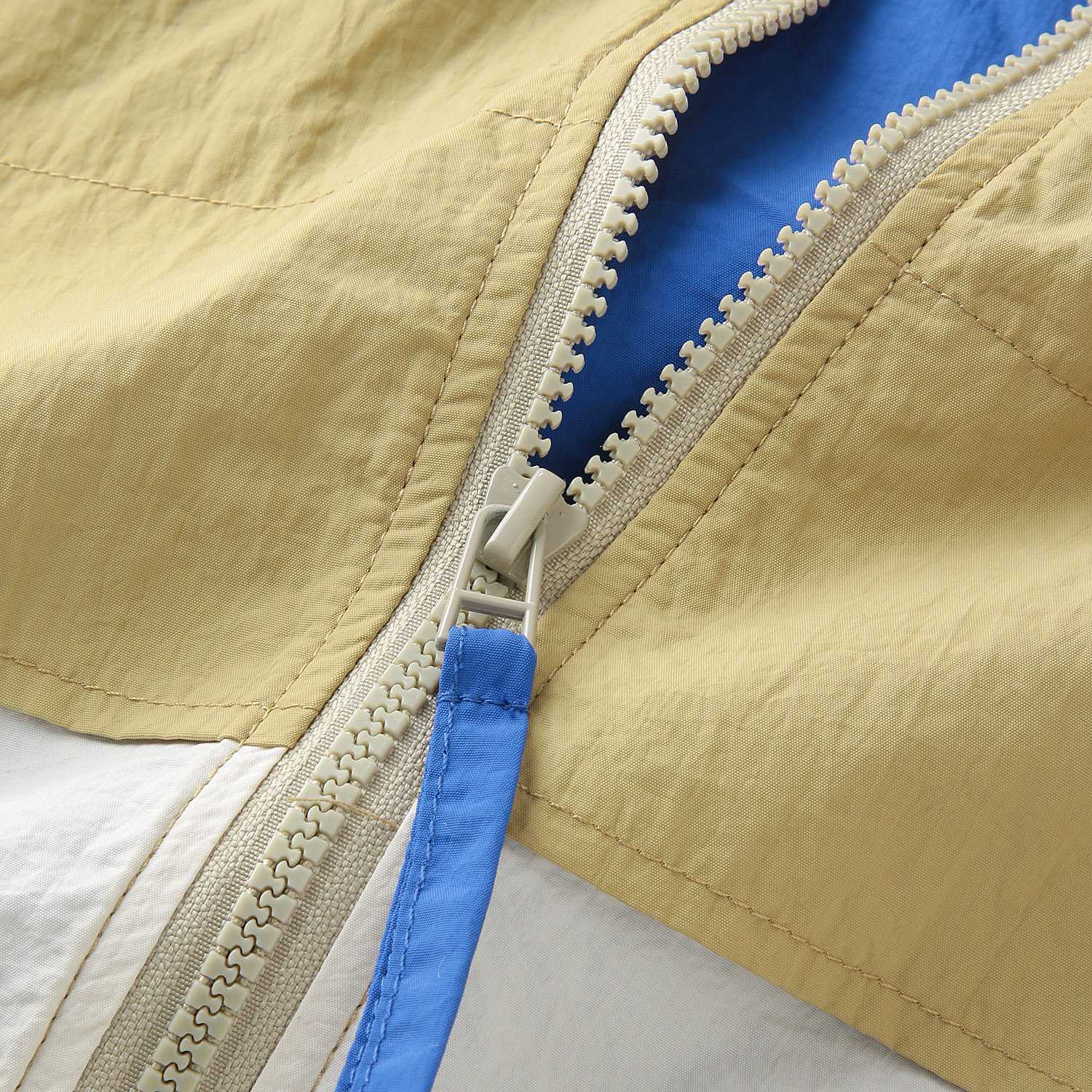 GENTIL ナイロン配色切替ベスト - 画像12