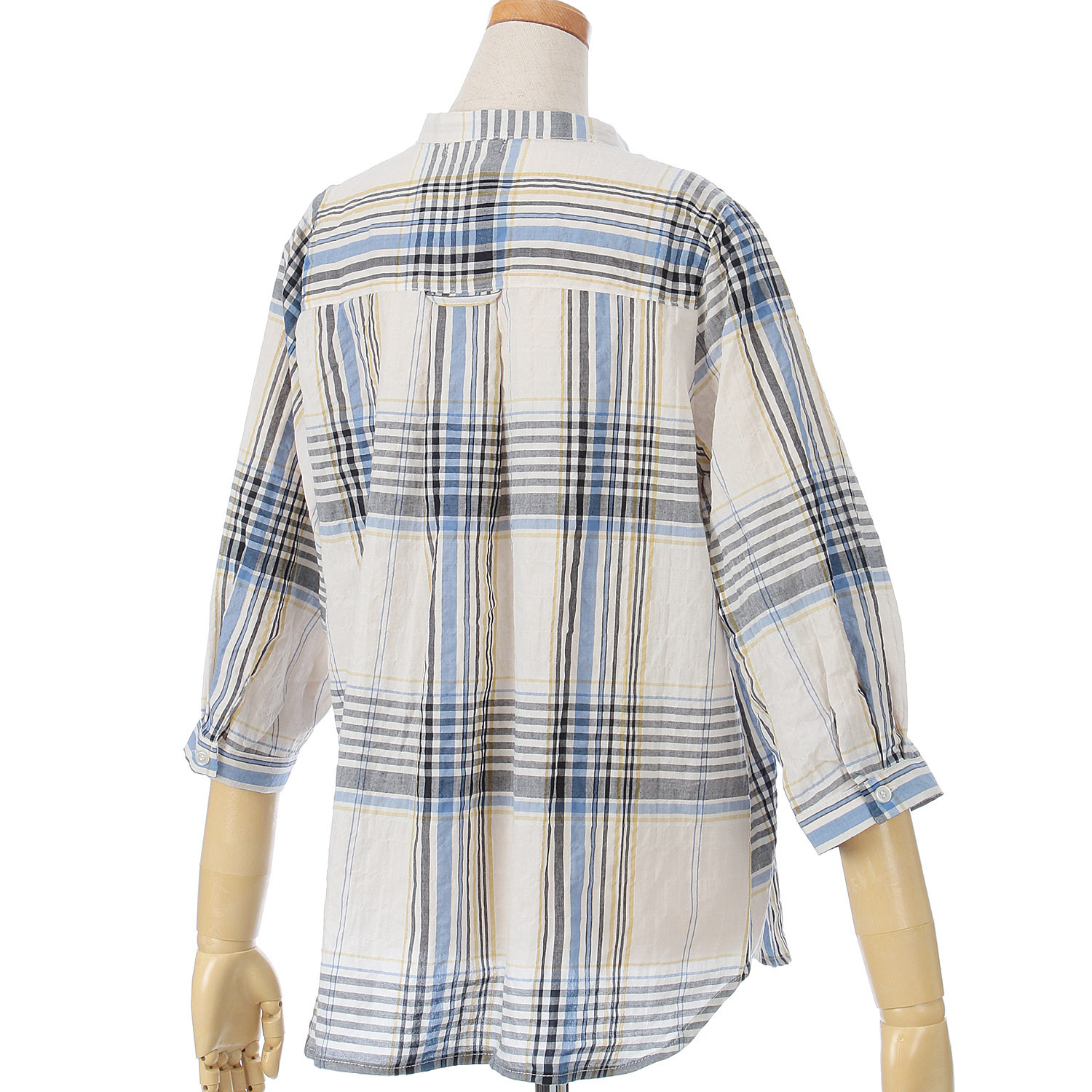 embelge チェックブラウス - 画像2