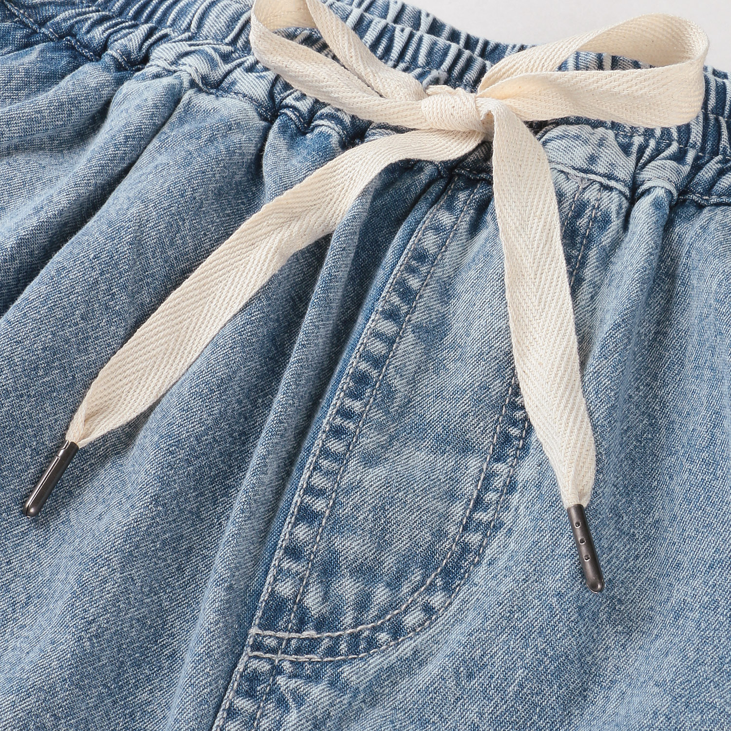 【Insta Live】le colis  6．5oz デニムタックイージーパンツ - 画像9