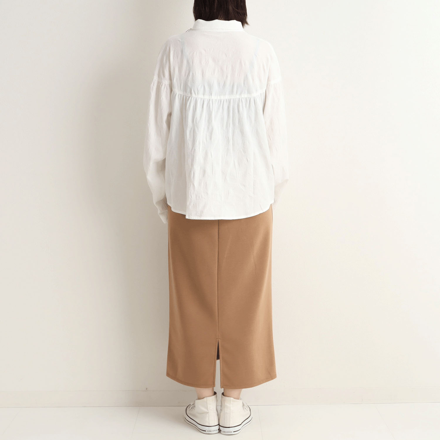 le colis  ランダムドットジャカード切替シャツ - 画像5