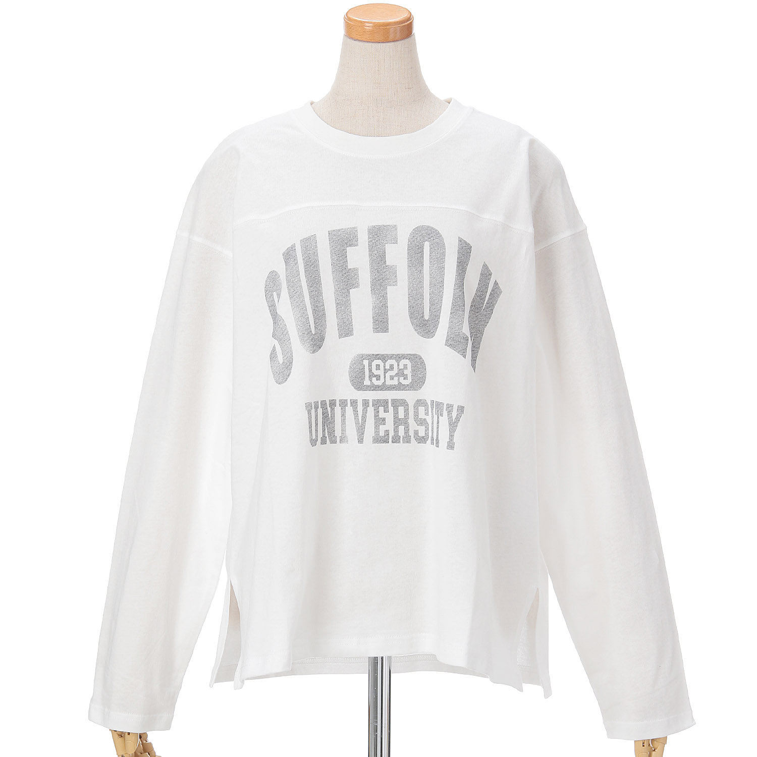 【Insta Live】le colis  OE天竺フットボールロゴTEE - 画像2