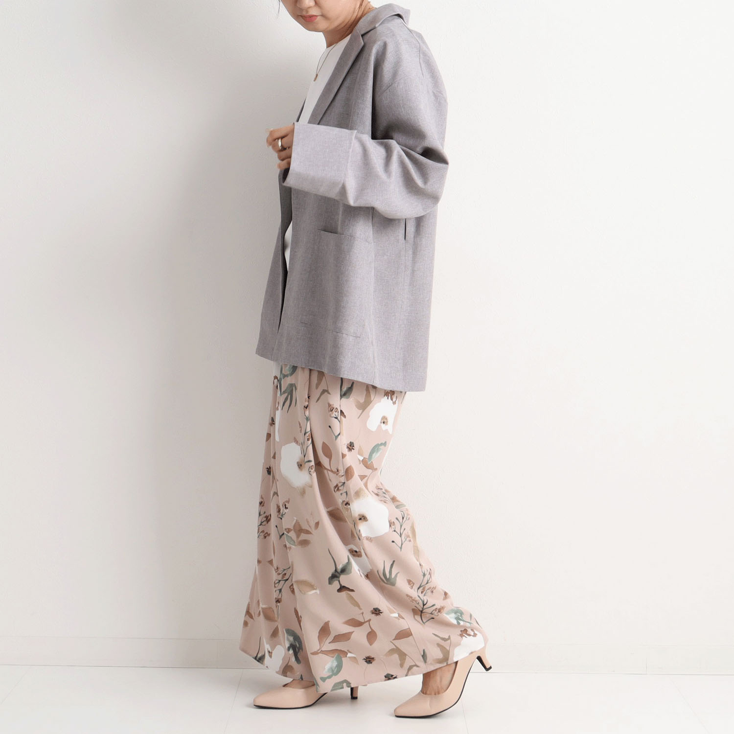 【Insta Live】MAFRAIS 麻ライクベルト付きジャケット - 画像5