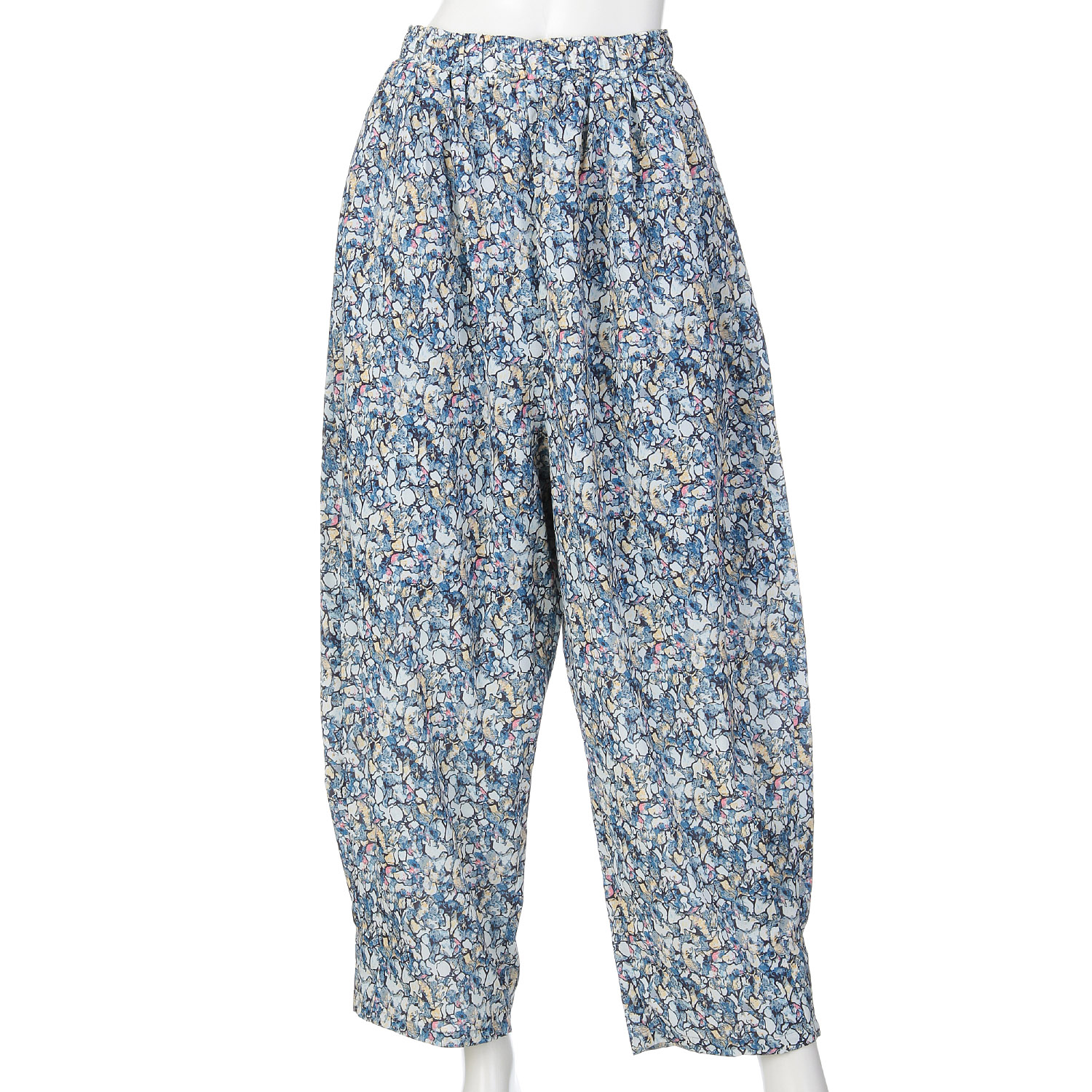 le colis プリントアソートタックバルーンパンツ