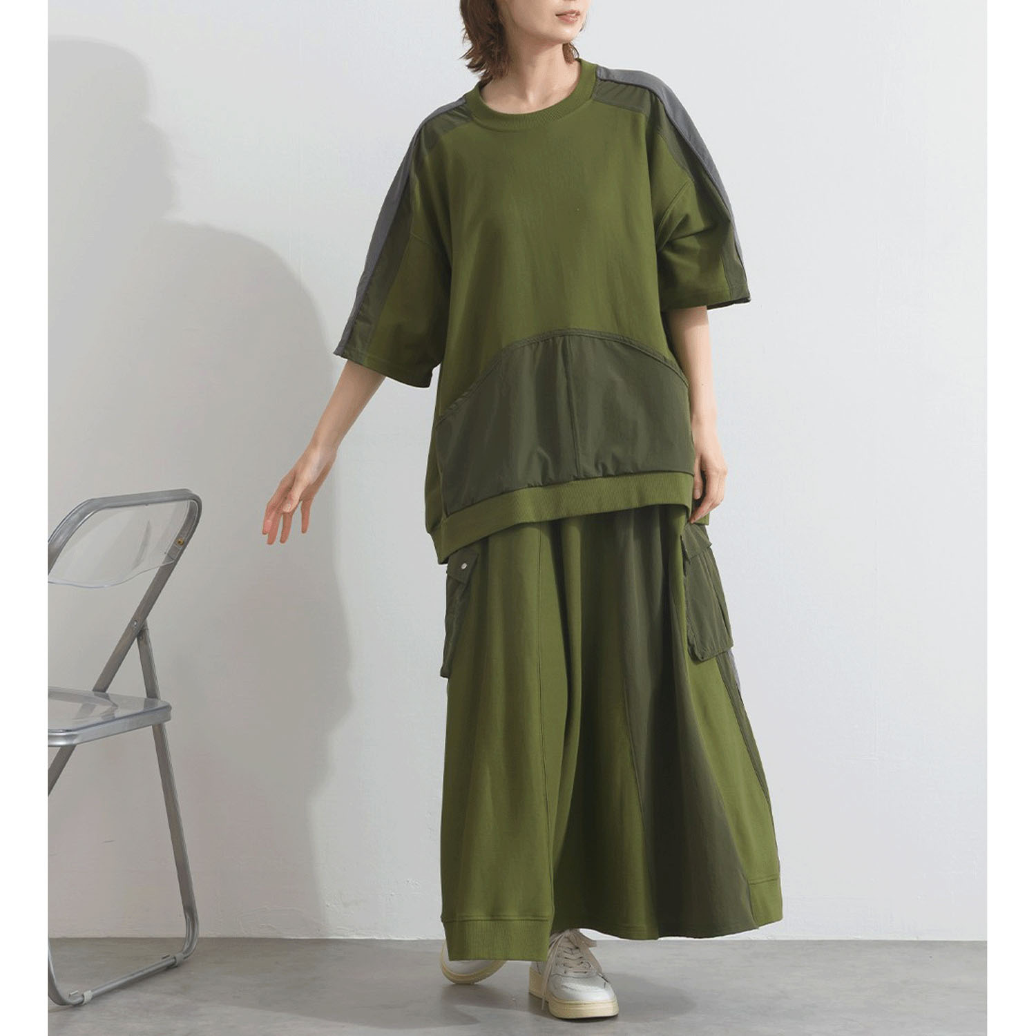 【ETONET限定】 iriey 配色ラインプルオーバー - 画像20