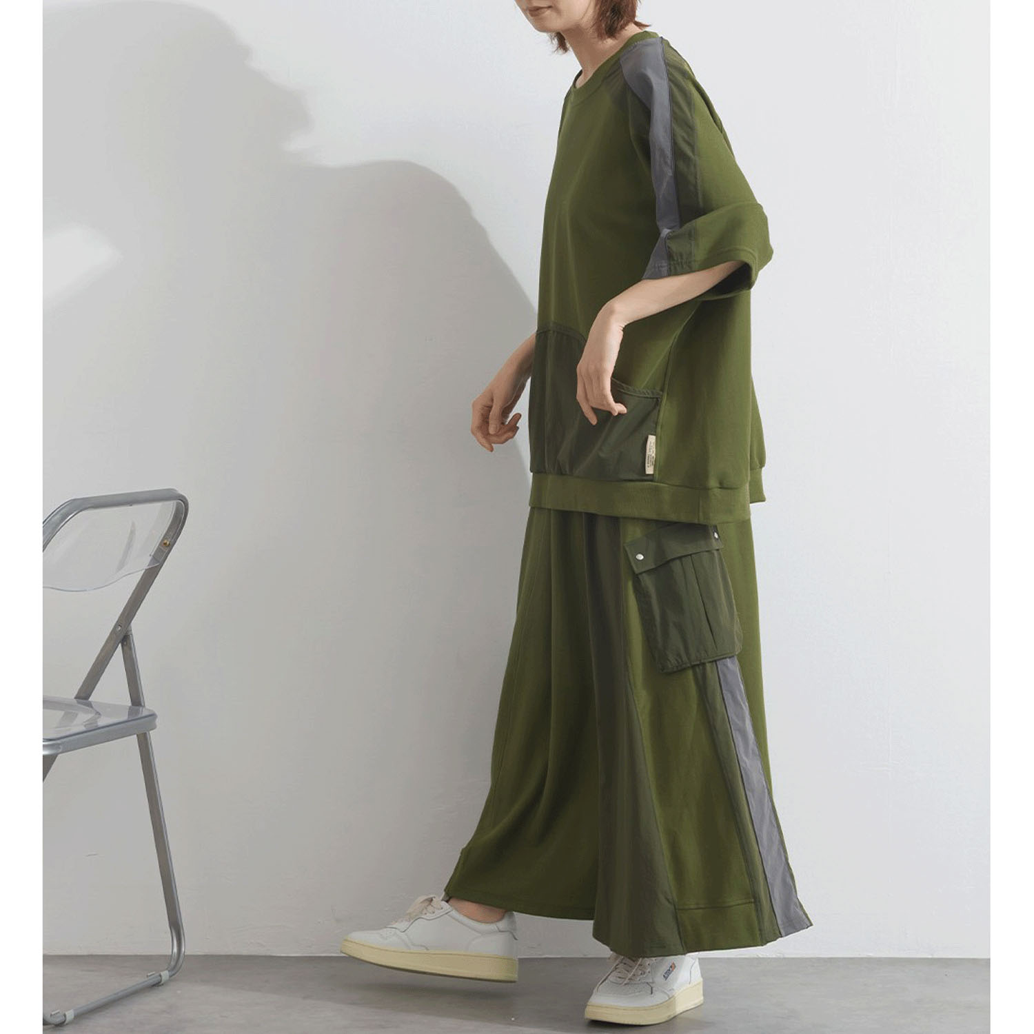 【ETONET限定】 iriey 配色ラインプルオーバー - 画像21