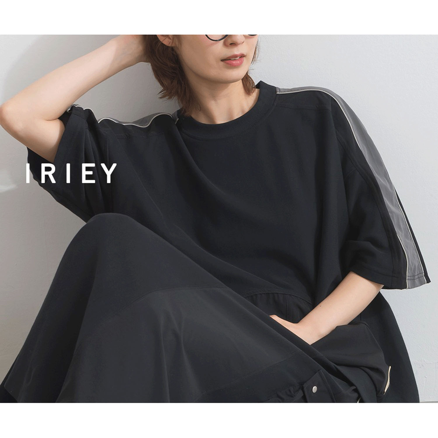 【ETONET限定】 iriey 配色ラインプルオーバー - 画像9