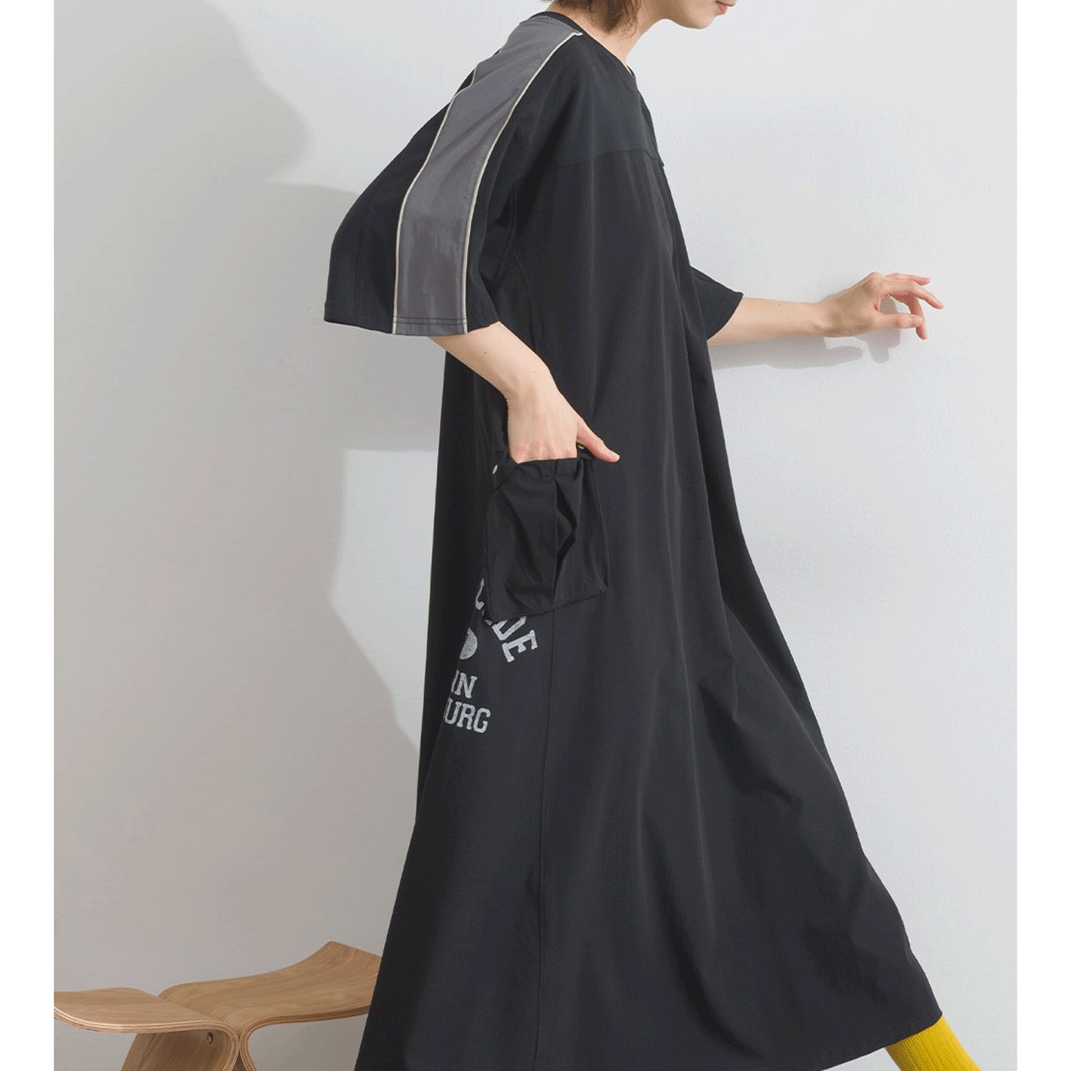 【ETONET限定】 iriey 配色ラインワンピース - 画像12