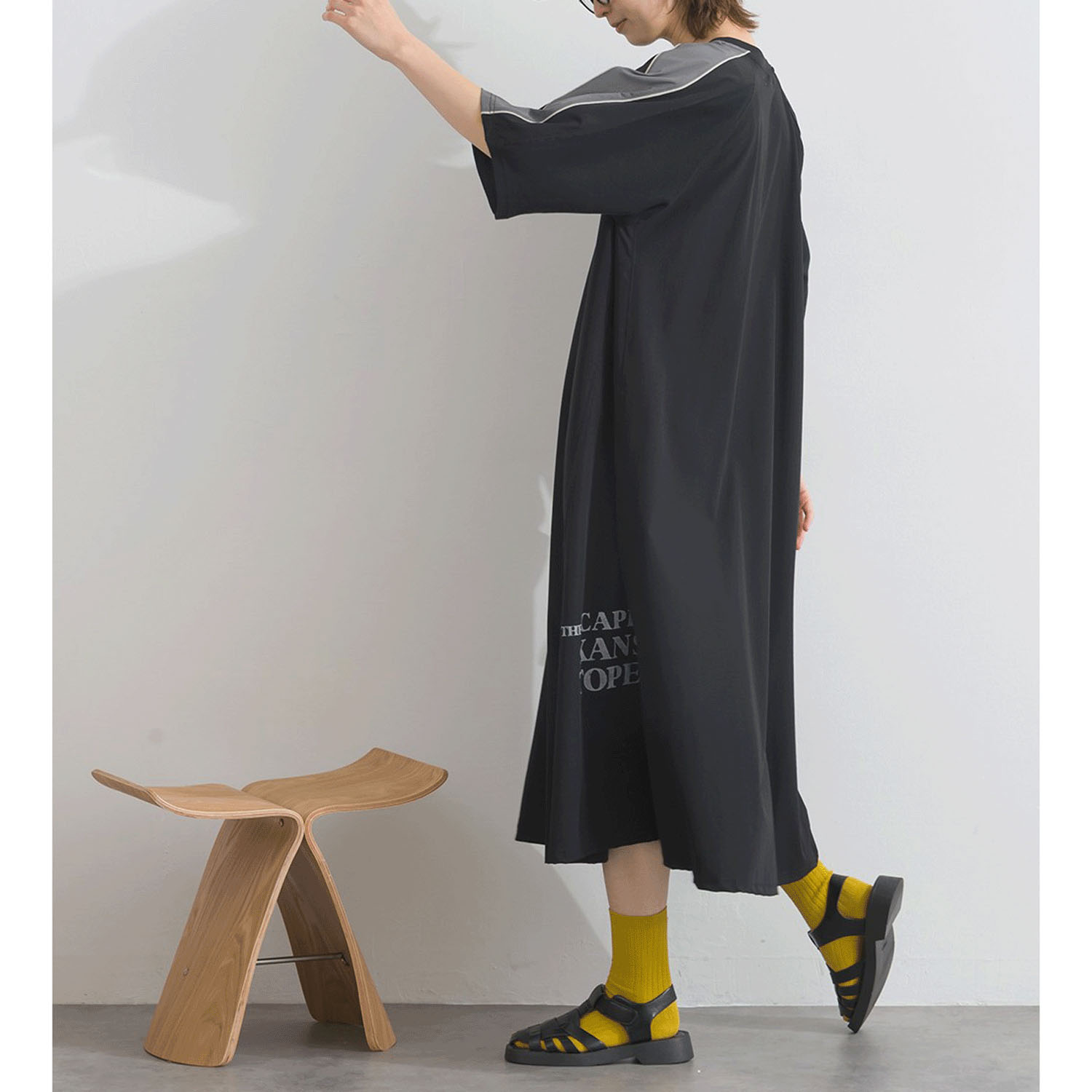 【ETONET限定】 iriey 配色ラインワンピース - 画像10