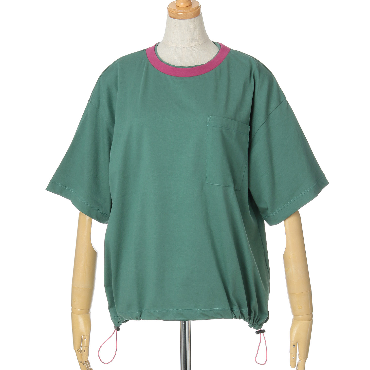 【Insta Live】GENTIL 衿レイヤード裾ドロストTee - 画像15