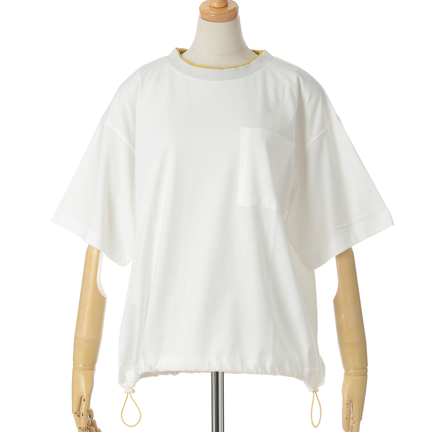 【Insta Live】GENTIL 衿レイヤード裾ドロストTee - 画像6