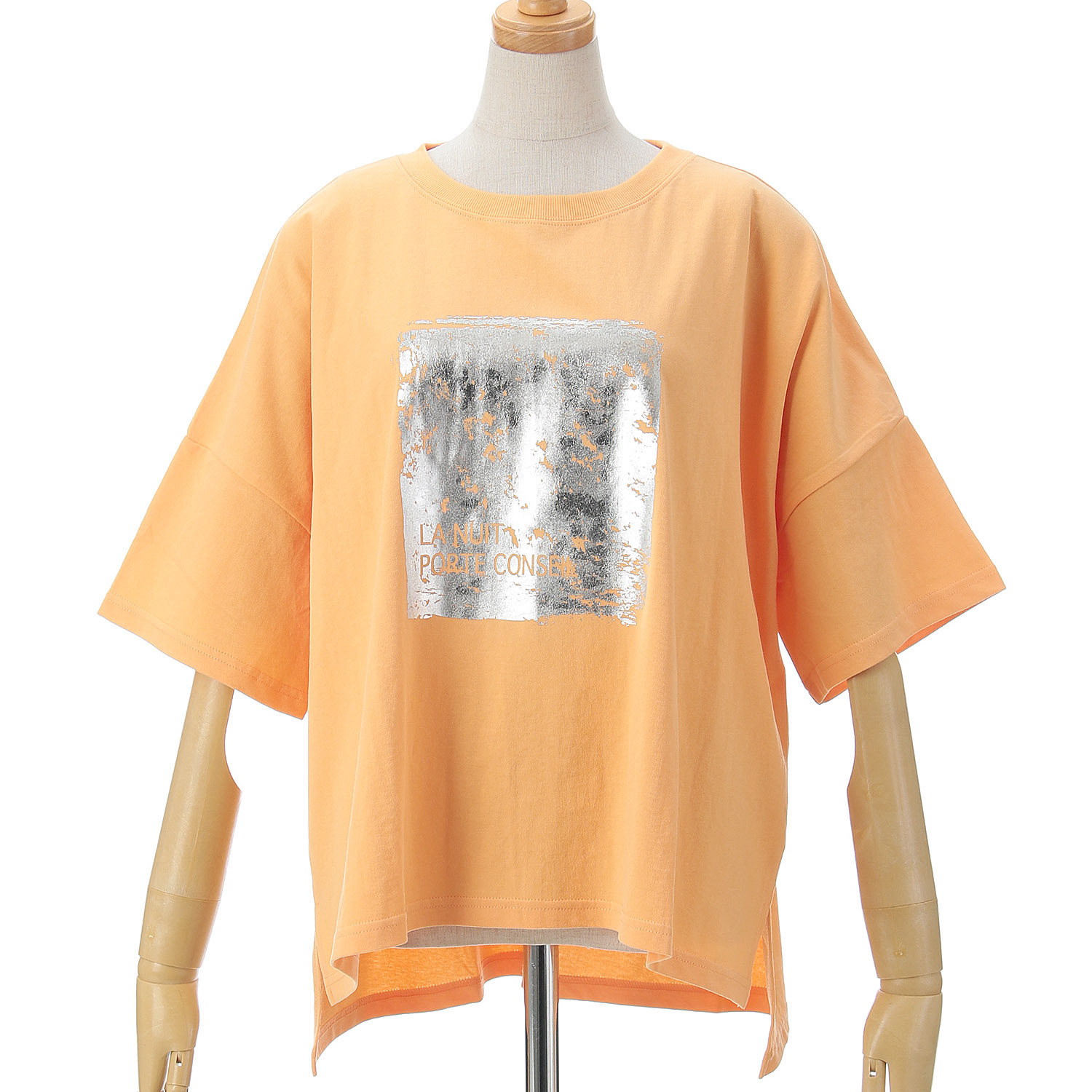 le colis ドライタッチワイドロゴTEE 接触冷感 - 画像5