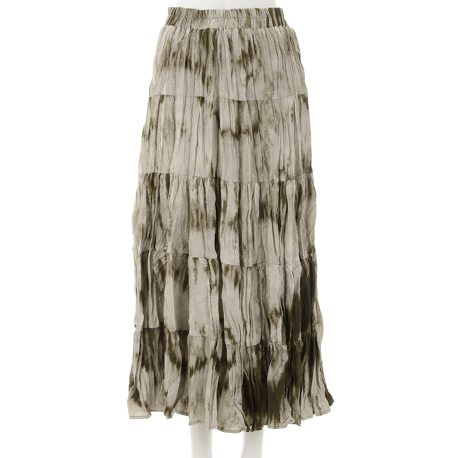 GENTIL タイダイプリント クリンクル加工スカート - 画像10