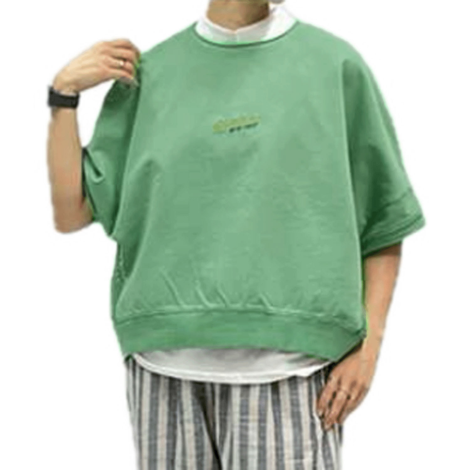 GENTIL 脇メッシュピグメント半袖Tee - 画像1