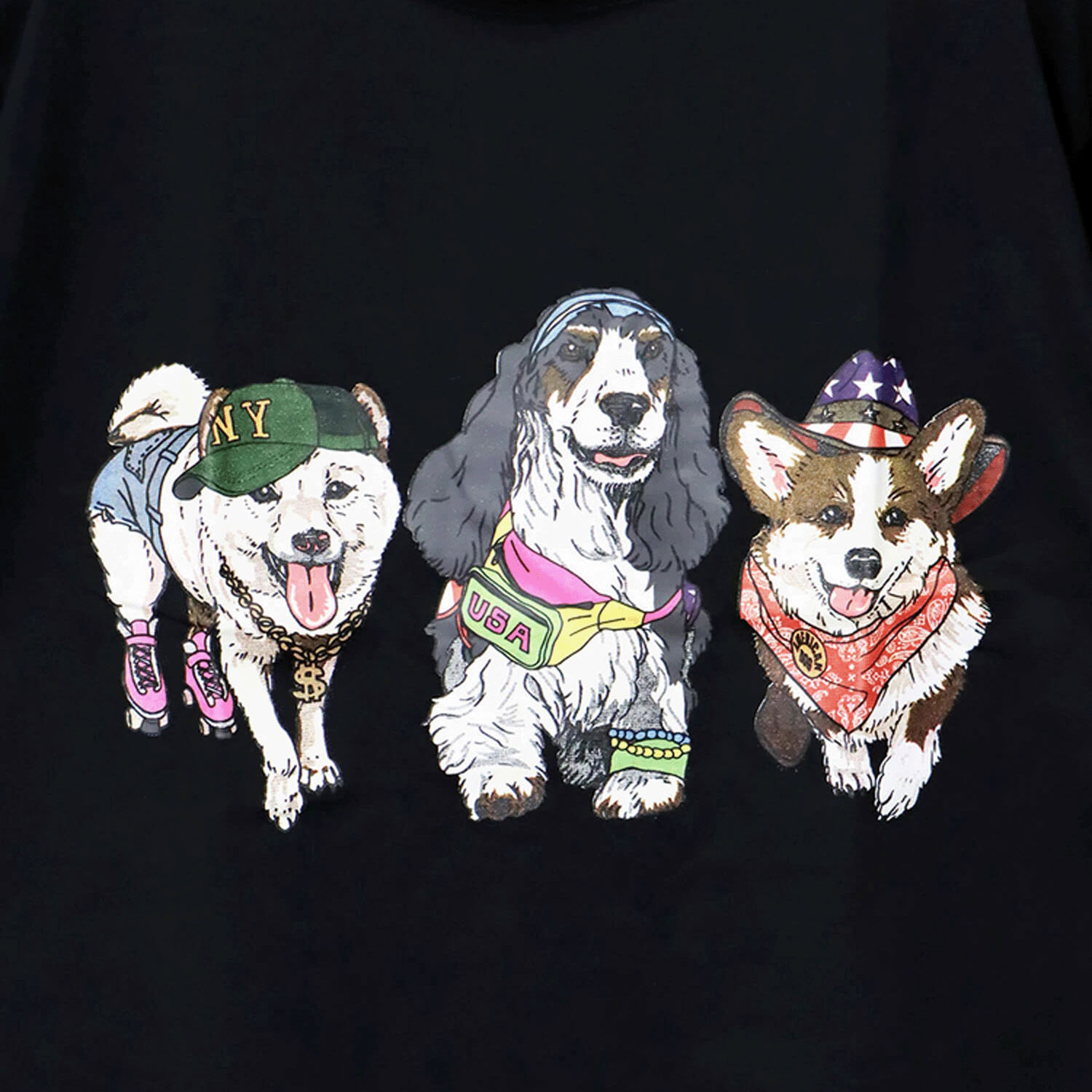 【Insta Live】CORISCO Animal Village 前後プリントイヌTシャツ - 画像12