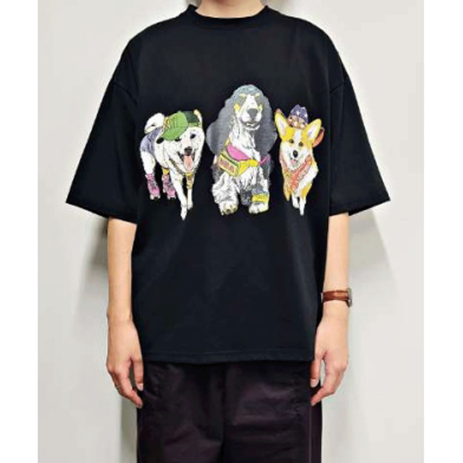 【Insta Live】CORISCO Animal Village 前後プリントイヌTシャツ - 画像8