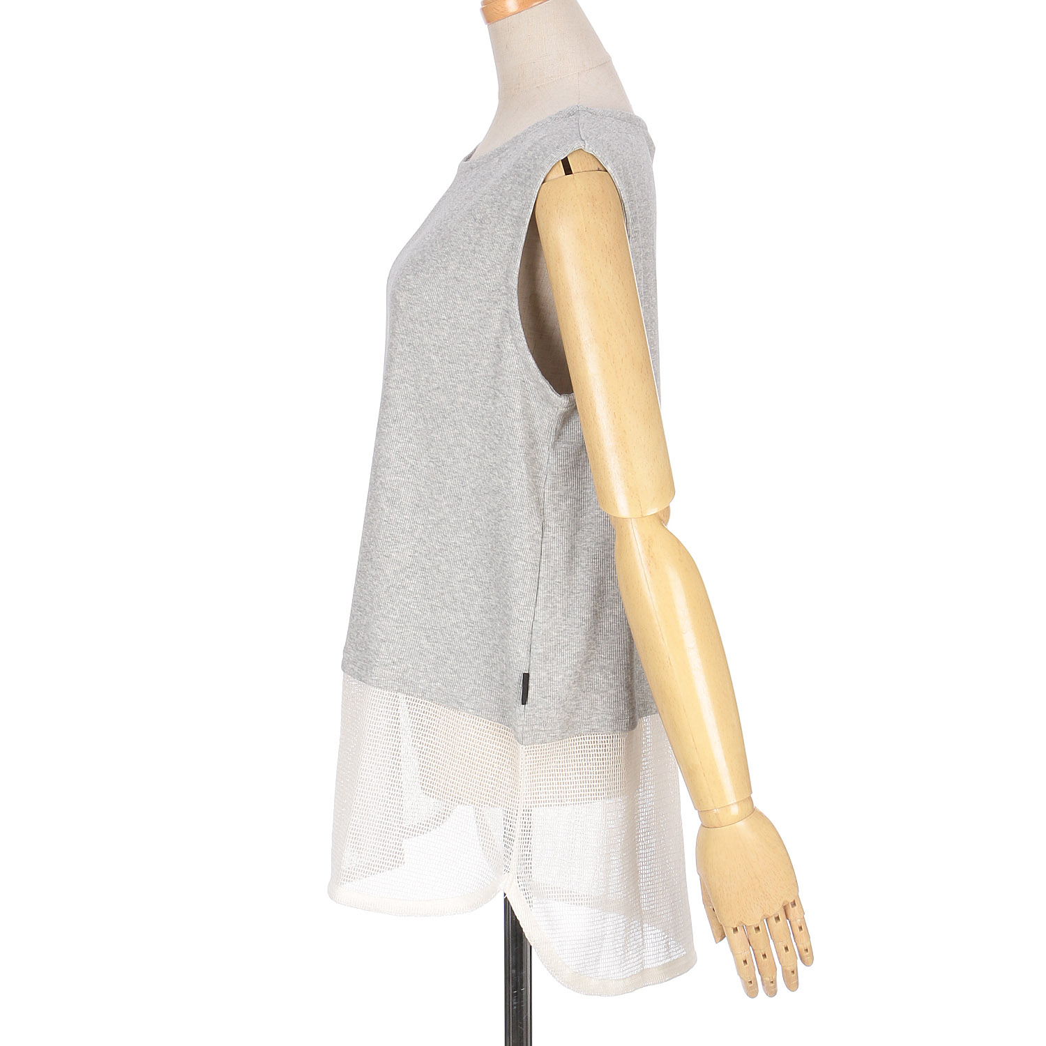 GENTIL メッシュ切替テレコタンク - 画像5