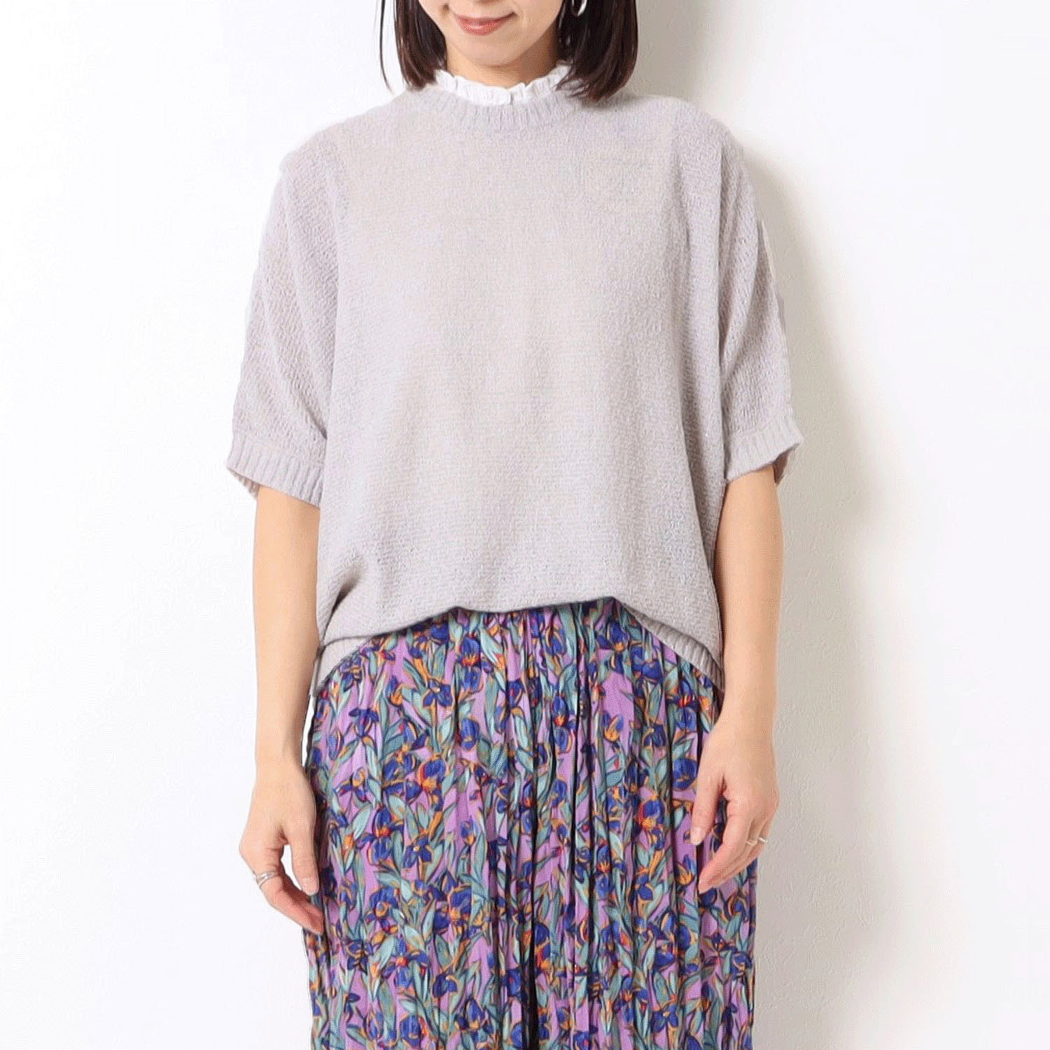 le colis ラメブークレードルマンプルオーバー - 画像1