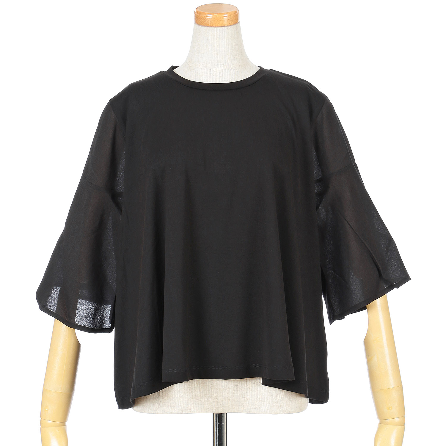 MAFRAIS  シアーコンビフレアースリーブ゛プルオーバー - 画像2