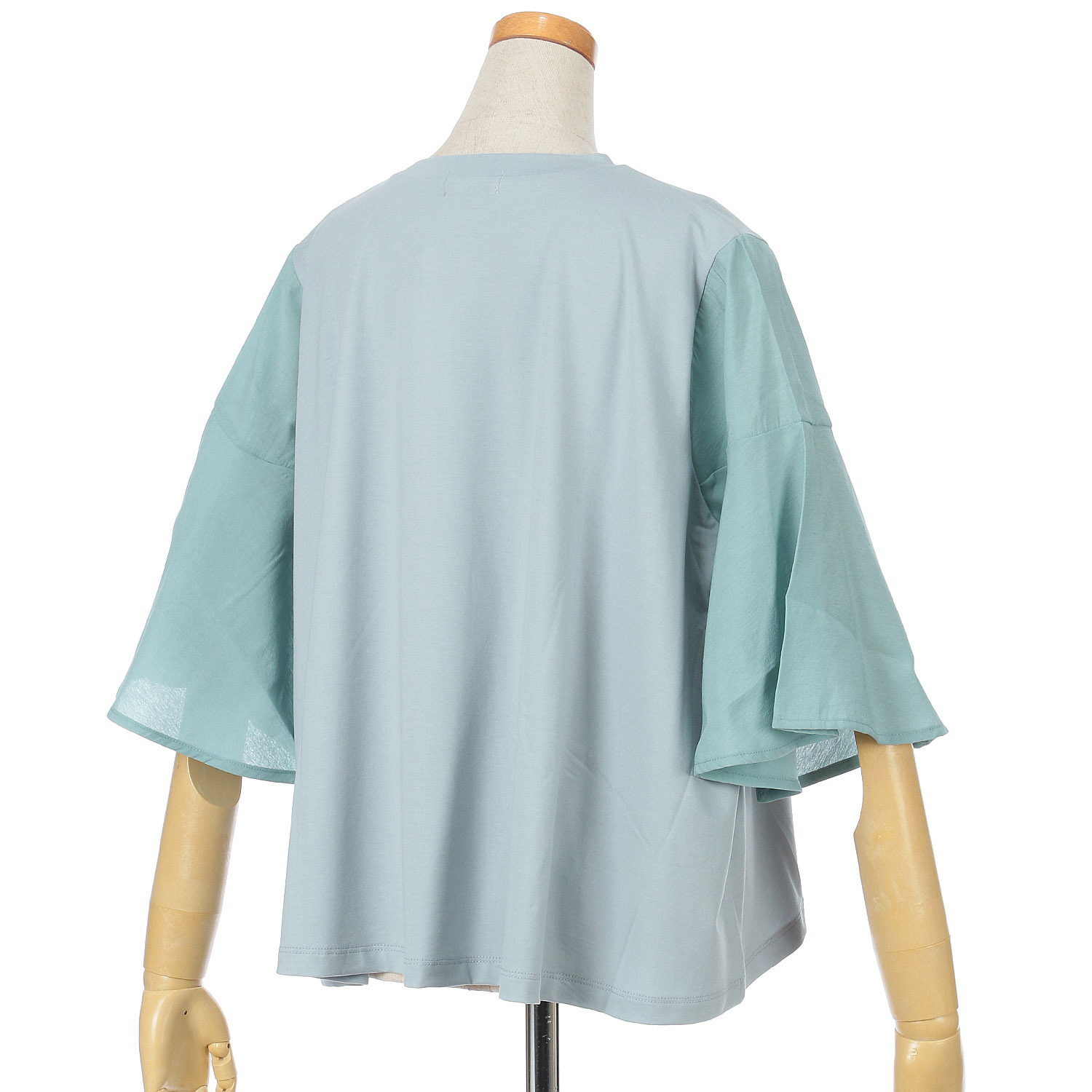 MAFRAIS  シアーコンビフレアースリーブ゛プルオーバー - 画像7