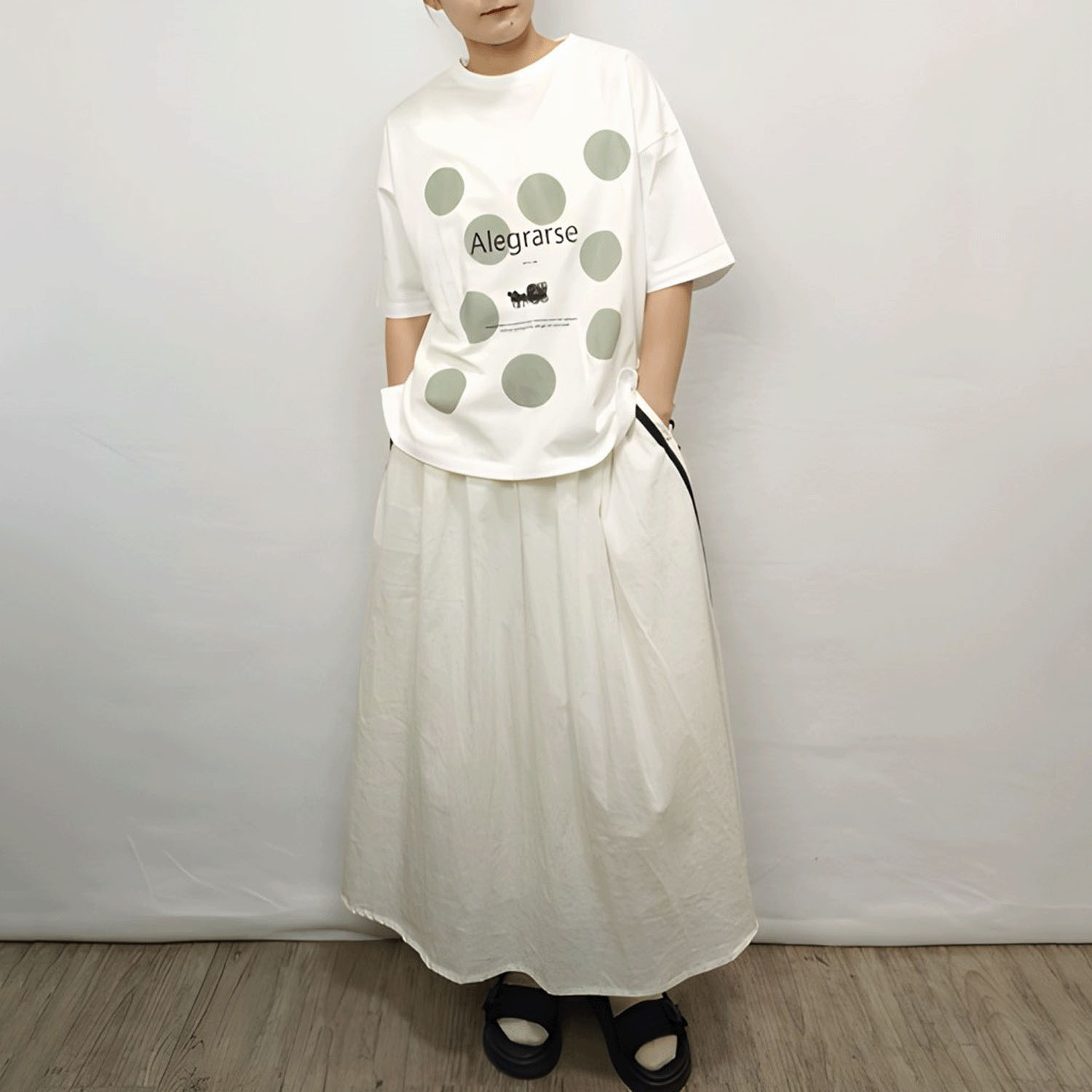 【ETONET限定】fu－dueka：： 6分袖プリントTee - 画像6