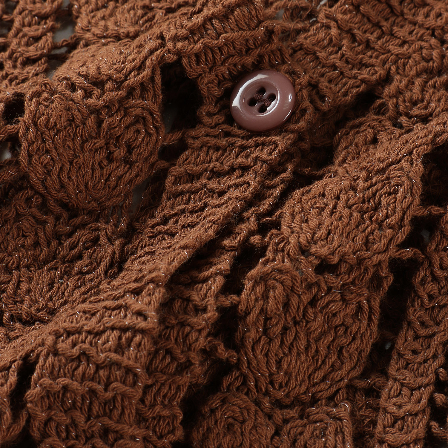 【Insta Live】GENTIL かぎ針編み風ロングベスト - 画像8