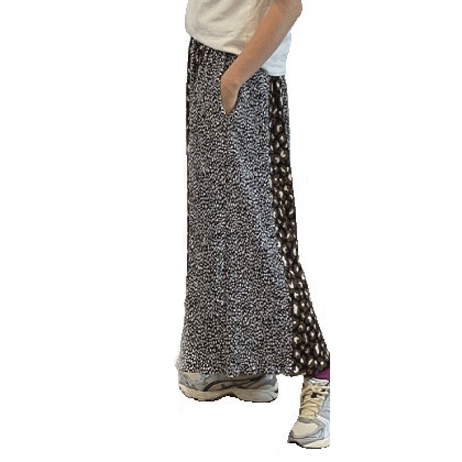 【Insta Live】GENTIL レオパード柄切替スカート - 画像9