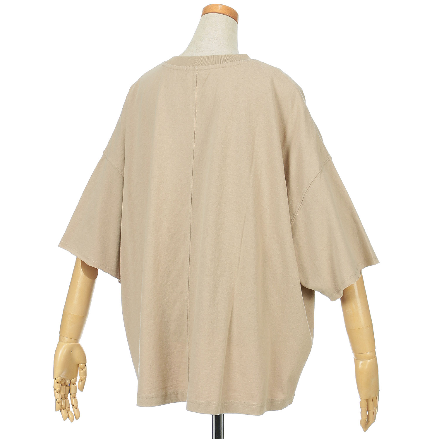 GENTIL ロゴプリントワイドシルエット6分袖プルオーバー - 画像9