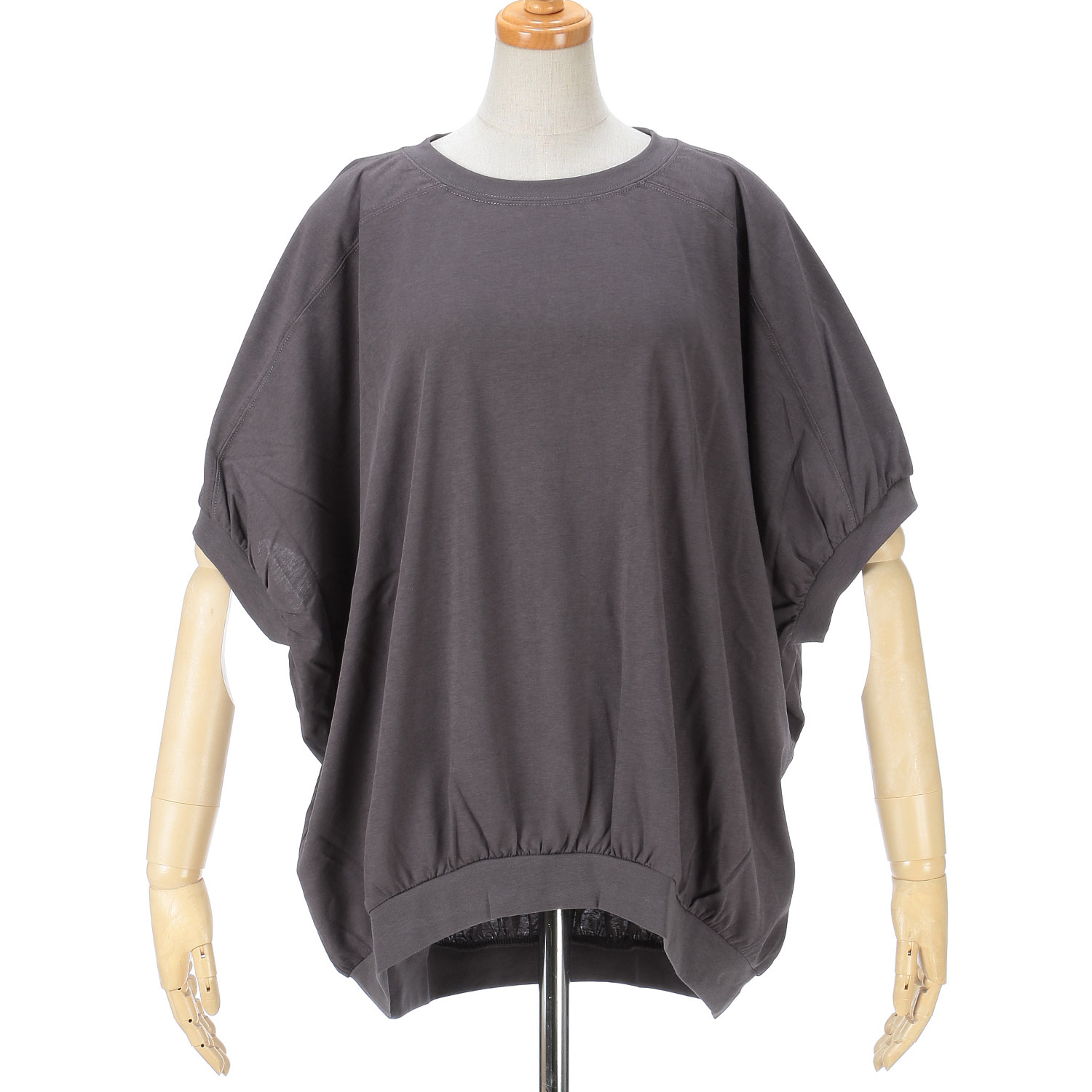 【Insta Live】le colis スラブ天竺ドルマンギャザープルオーバー - 画像2