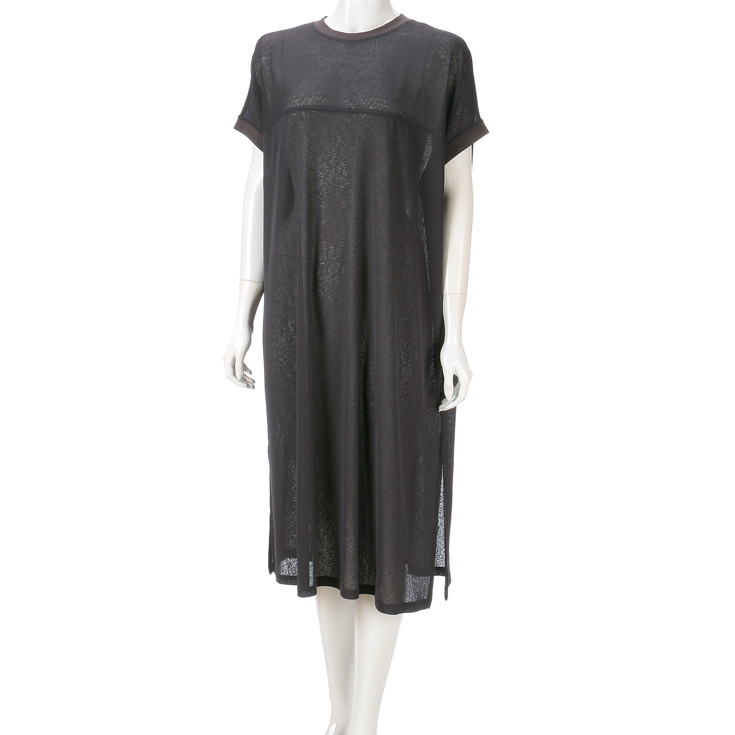 【Insta Live】le colis シアー梨地切替ワンピース - 画像5