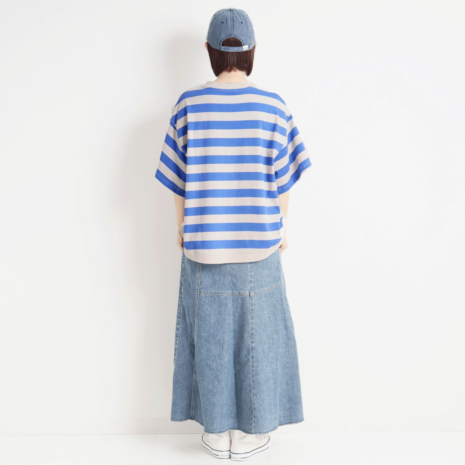 【Insta Live】le colisボーダーまるっとプルオーバー5分袖 - 画像6