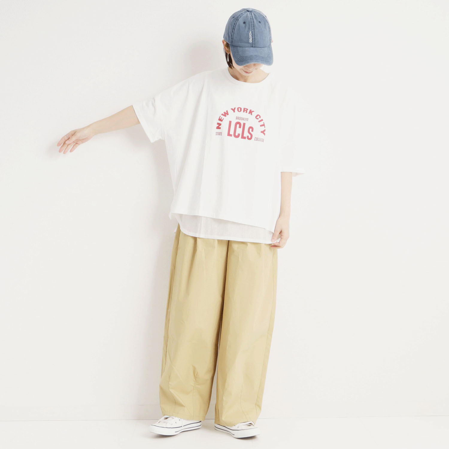 【Insta Live】le colis OE天竺ロゴワイドTee - 画像5