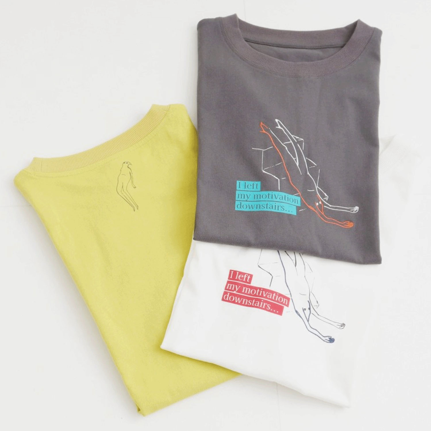 【Insta Live】le colis OE天竺ゆるイラストTEE