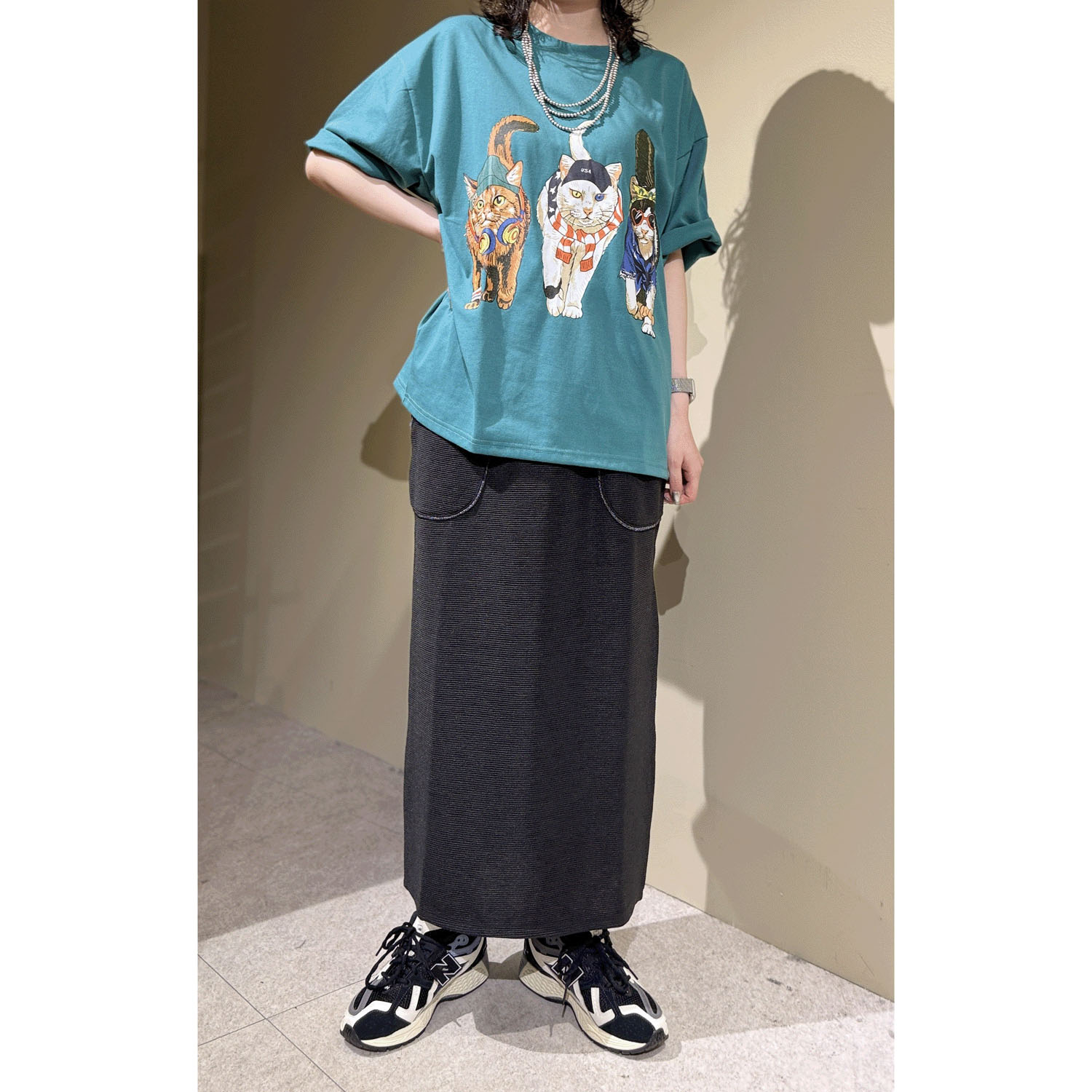 【Insta Live】le colis シャイニーコードナロースカート - 画像10