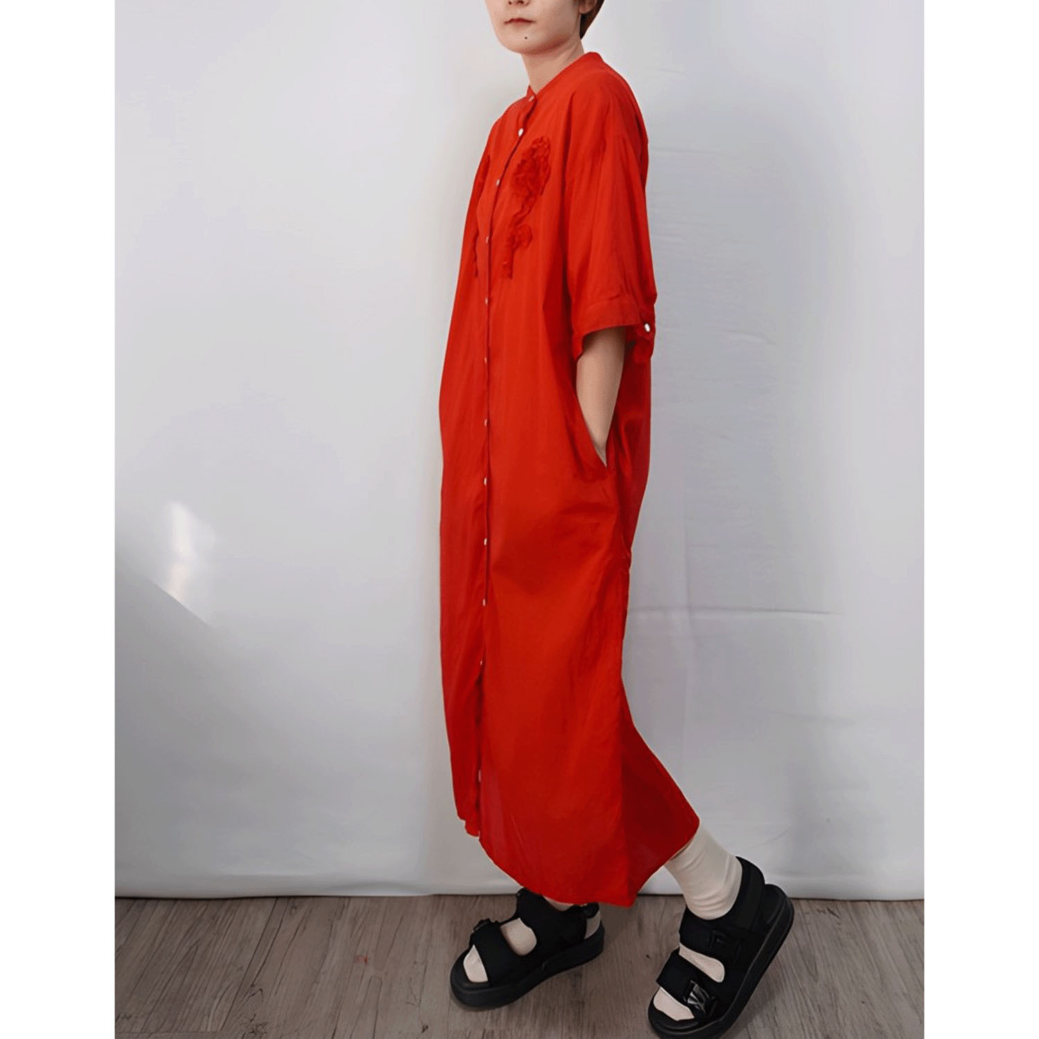 fu－dueka：： 花柄モチーフワンピース - 画像5