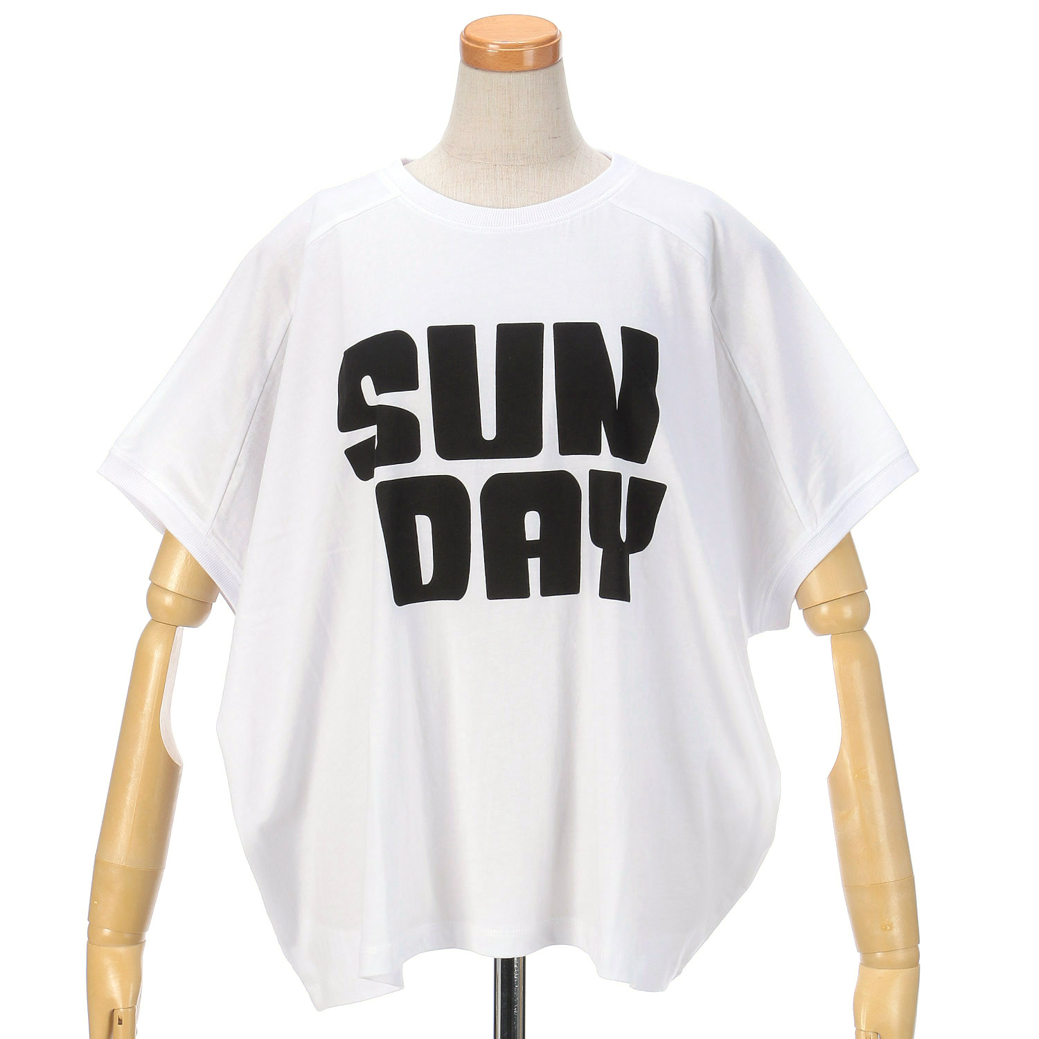 fu－dueka：：変形ワイドロゴプリントTee - 画像6