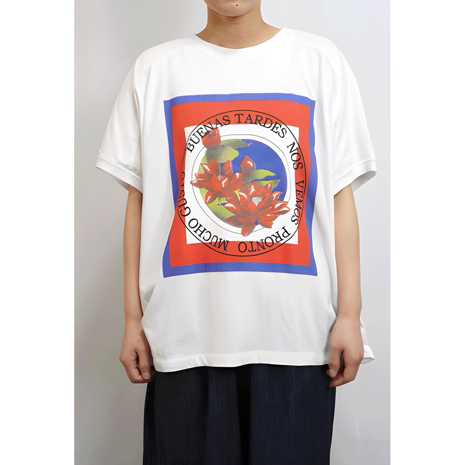 fu－dueka：：変形ワイドスイーツプリントTee - 画像3