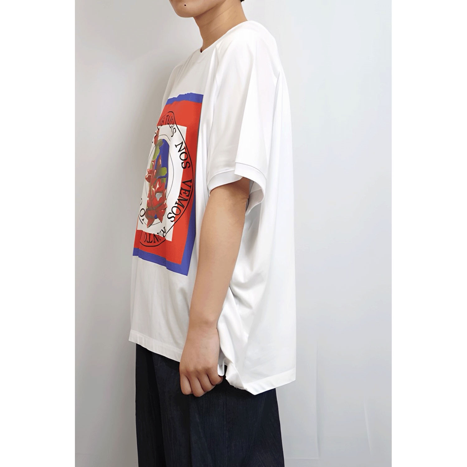 fu－dueka：：変形ワイドスイーツプリントTee - 画像4