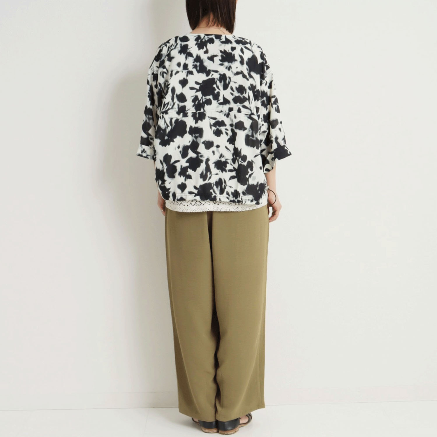 le colis シアークレープZIPブルゾン - 画像14