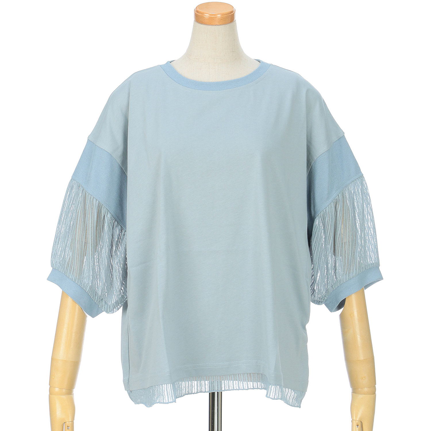 le colis シアーストライプレイヤード風プルオーバー - 画像7