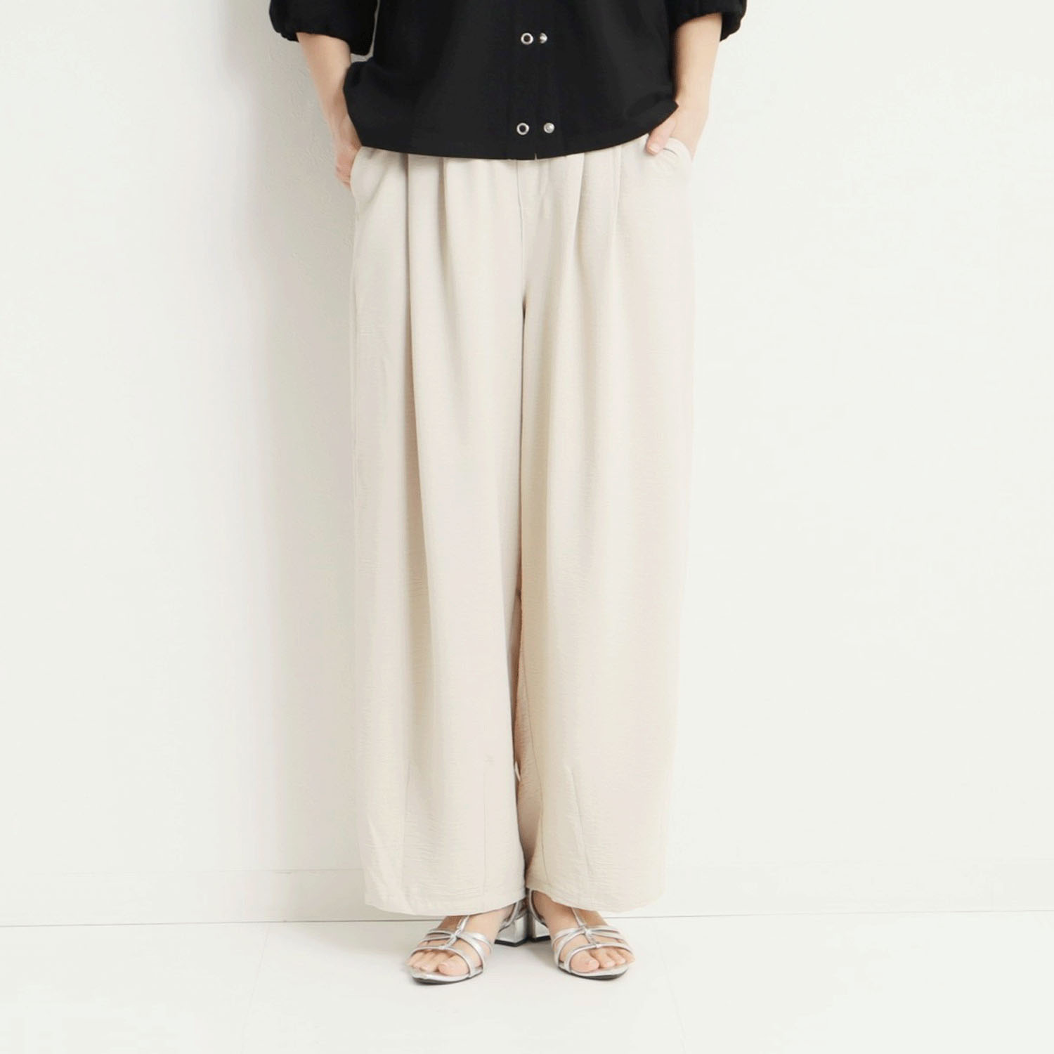 le colis タックコクーンパンツ - 画像3