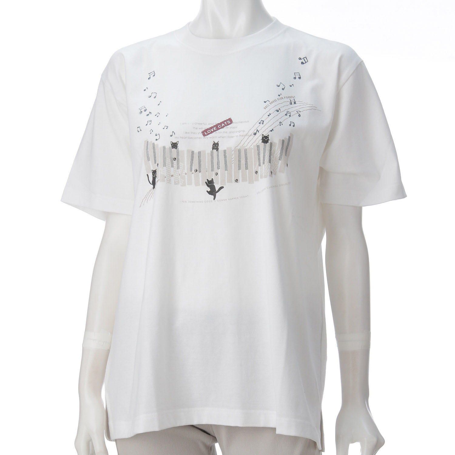 DDCLUB ロングTネコピアノ - 画像2