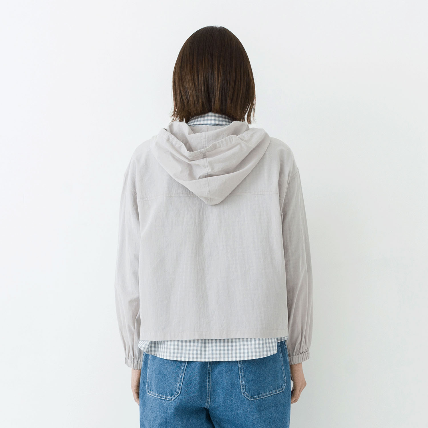 【お取り寄せ】kermu シアーコットンフロントボタンフーデットブラウス - 画像8