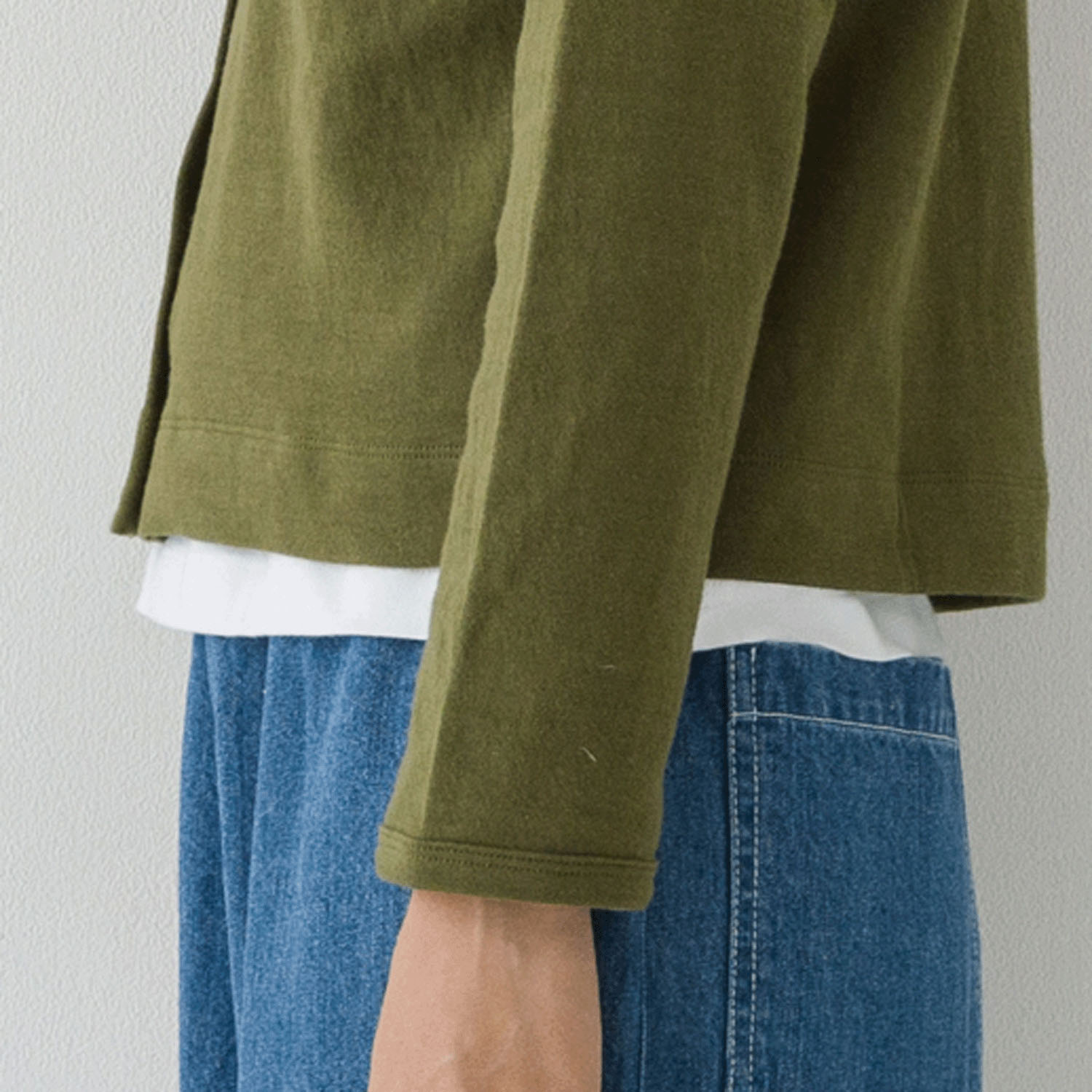 【お取り寄せ】kermu コットン接結天竺クルーネックカーディガン - 画像25