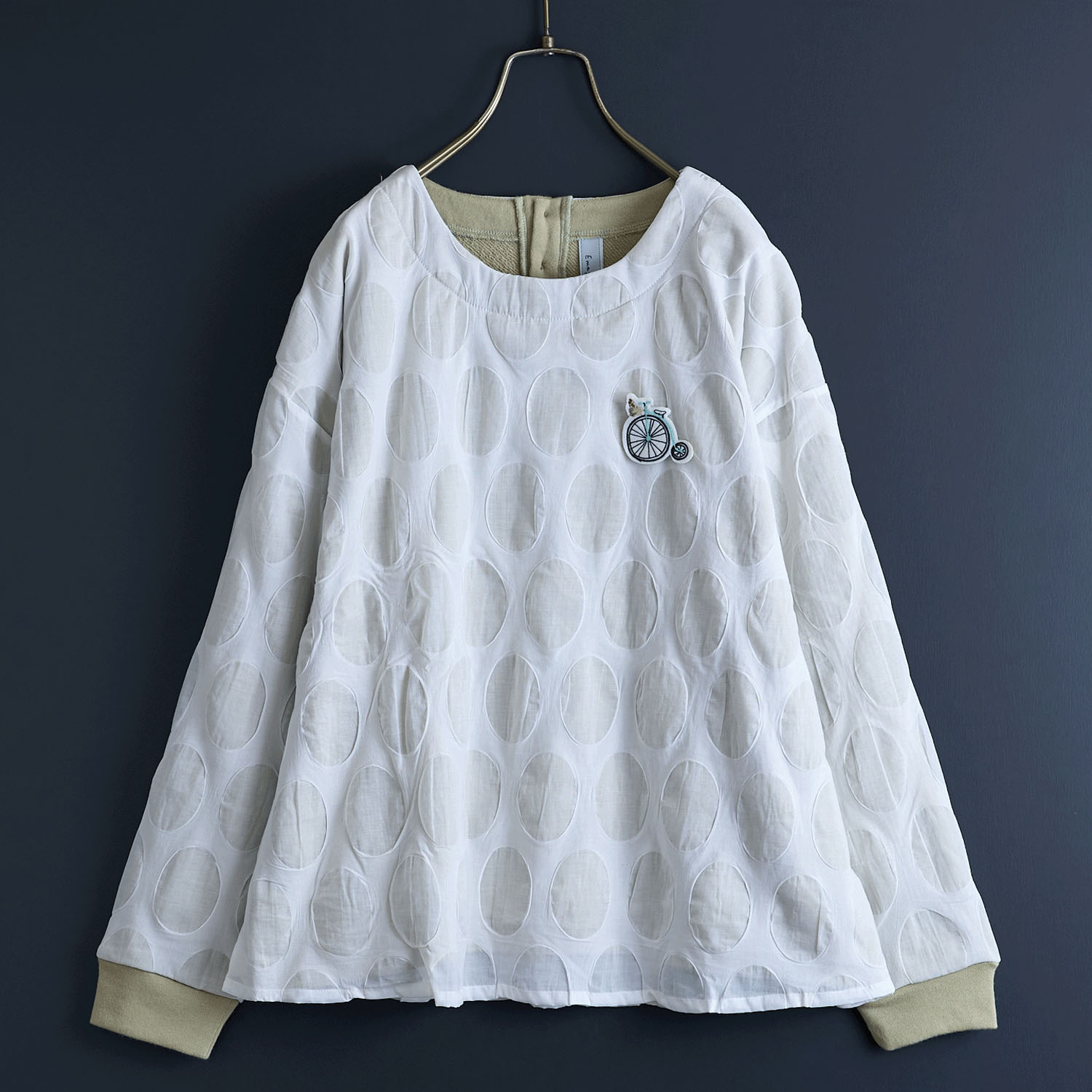 Emago 塩縮ドットレイヤードプルオーバー - 画像2