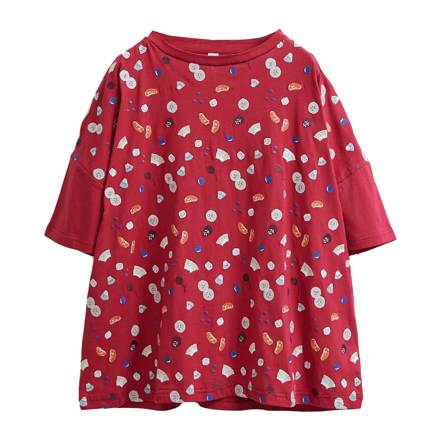 Emago  フルーツポンチ刺繍Tシャツ - 画像2